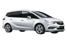 Car Hire Belper - Vauxhall Zafira 7-Seater - Minibus hire Belper
